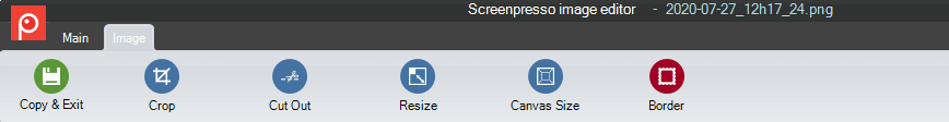 Screenpresso image editor
