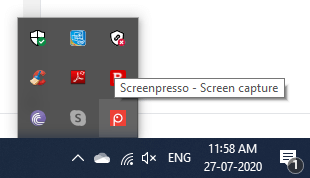 Take Screenshots using Screenpresso