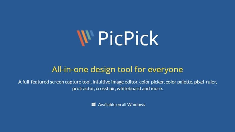 PicPick Review – Free Screen Capture and Image Editing App